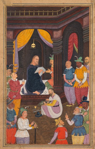 Jésus représenté par le peintre du roi Abgar, d