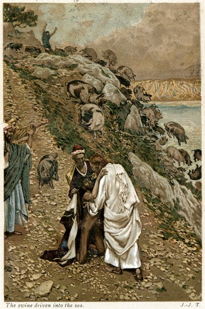 Jésus chassant les démons d