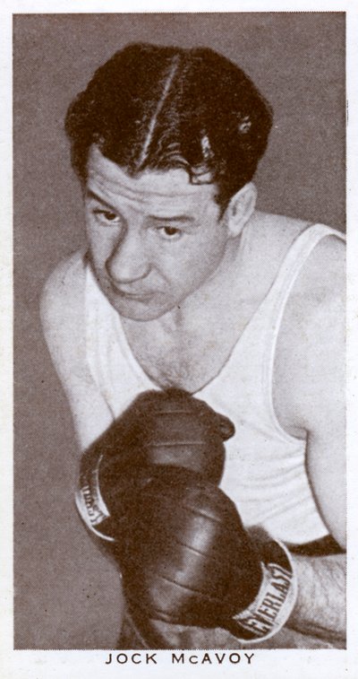 Jock McAvoy, boxeur britannique, 1938 - Unbekannt