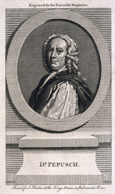 Johann Christoph Pepusch, compositeur et théoricien musical allemand, vers 1725 - Unbekannt
