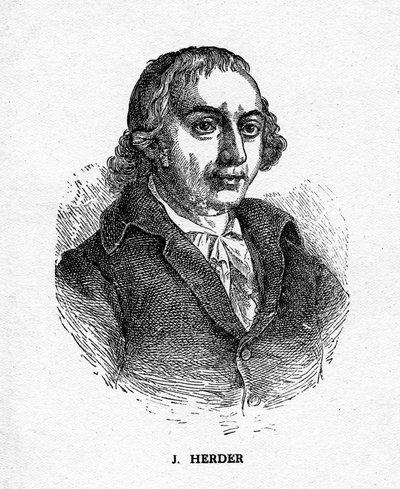 Johann Gottfried von Herder, poète, critique, théologien et philosophe allemand, 19e siècle - Unbekannt