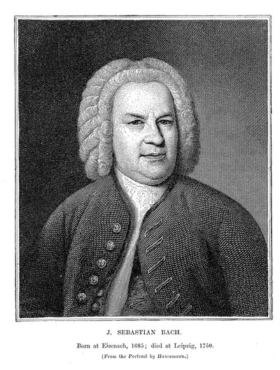 Johann Sebastian Bach 1685-1750, compositeur et organiste allemand, 1746 - Unbekannt