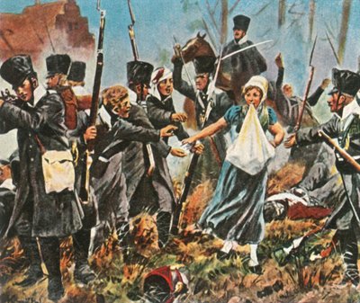 Johanna Stegen lors des combats à Lunebourg, 2 avril 1813, 1936 - Unbekannt
