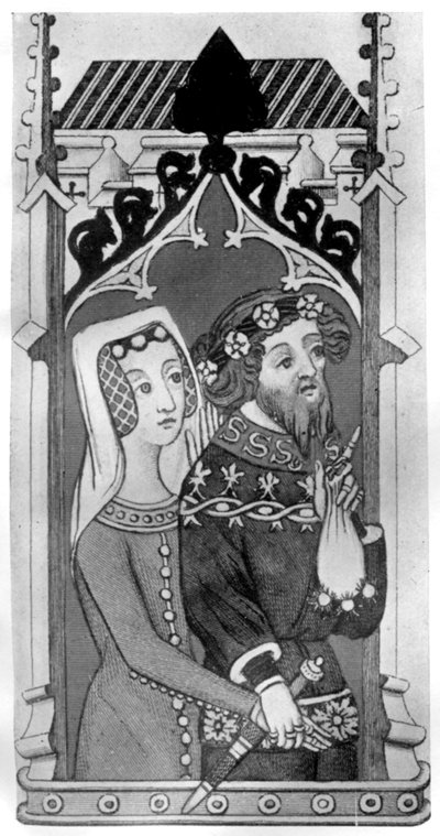 Johannes Gyniford et sa femme, fin du 14ème siècle - Unbekannt