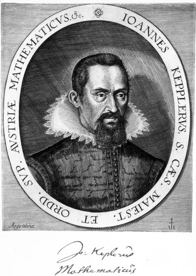 Johannes Kepler, astronome et physicien allemand, vers 1600 - Unbekannt
