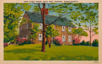 Maison John Alden, Duxbury, Massachusetts, vers 1940 - Unbekannt