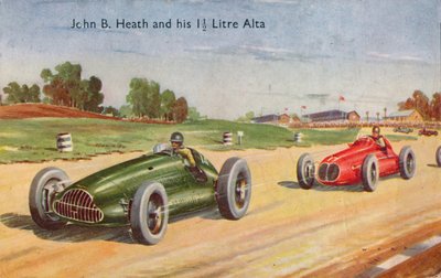 John B. Heath et son 1 12 Litre Alta, vers 1953 - Unbekannt