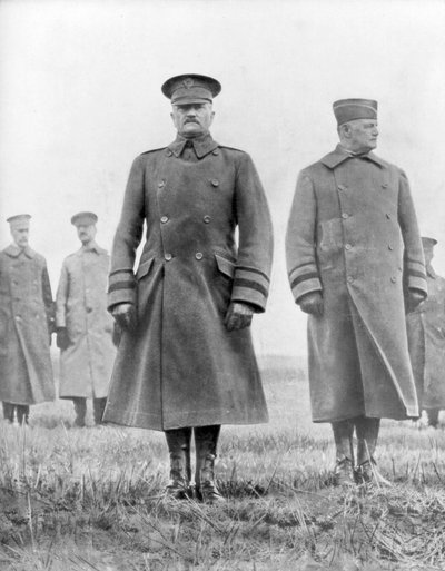 John Pershing et Hunter Liggett, généraux américains de la Première Guerre mondiale, mars 1918 - Unbekannt