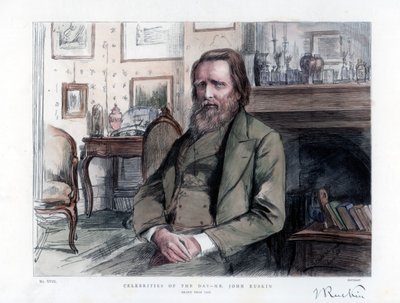 John Ruskin 1819-1900, critique, auteur, poète et artiste anglais, 1886 - Unbekannt