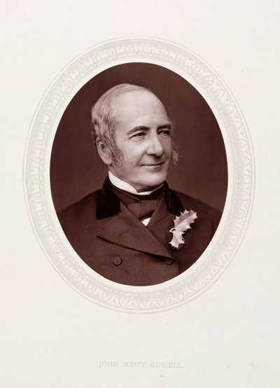 John Scott Russell, ingénieur civil et architecte naval écossais, vers 1870s - Unbekannt