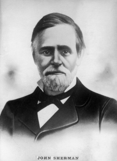 John Sherman 1823-1900, représentant et sénateur républicain américain pendant la guerre civile, vers 1910 - Unbekannt