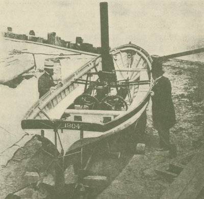 Le bateau à double hélice de John Stevens, construit en 1804, vers 1930 - Unbekannt