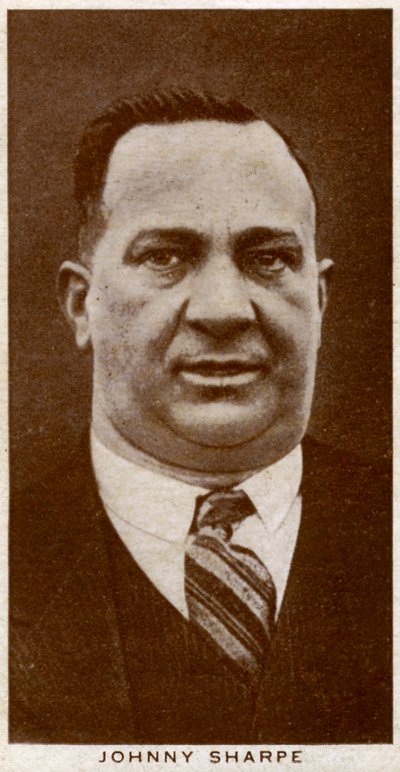 Johnny Sharpe, manager de boxe britannique, 1938 - Unbekannt