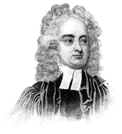 Jonathan Swift, prêtre anglo-irlandais, satiriste, essayiste, pamphlétaire politique et poète, vers 1850 - Unbekannt