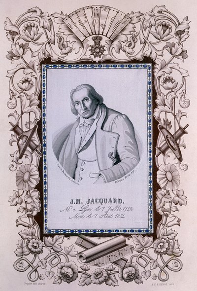 Joseph-Marie Jacquard, inventeur du métier Jacquard, vers 1850 - Unbekannt