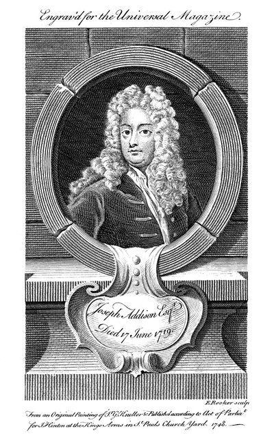 Joseph Addison, homme politique et écrivain anglais, XIXe siècle - Unbekannt