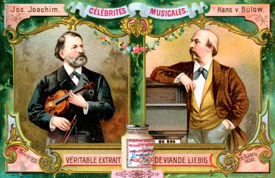 Joseph Joachim et Hans von Bülow, vers 1900 - Unbekannt