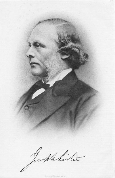 Joseph Lister, chirurgien anglais et pionnier de la chirurgie antiseptique, vers 1877 - Unbekannt