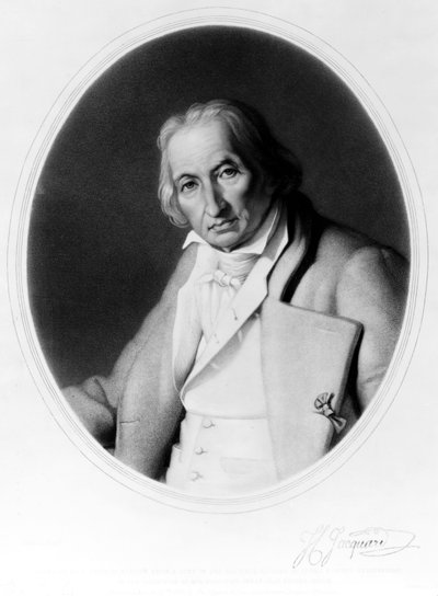 Joseph Marie Jacquard, inventeur français du métier Jacquard, vers 1840 - Unbekannt
