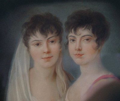 Joséphine et Charlotte Brunsvik (détail), XIXe siècle - Unbekannt