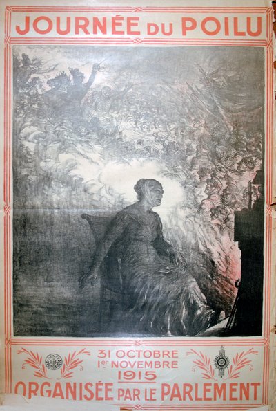 Journée du Poilu, 31 octobre-1er novembre 1915, affiche française de la Première Guerre mondiale, 1915 - Unbekannt