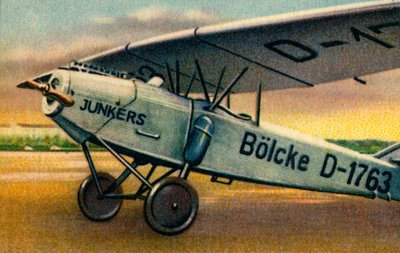 Avion Junkers T 26E, années 1920, 1932 - Unbekannt