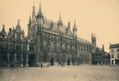 Palais de justice, hôtel de ville et chapelle du Saint-Sang, vers 1910 - Unbekannt