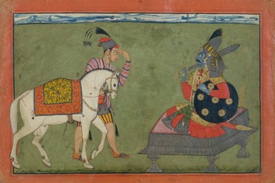 Kalki Avatar, la future incarnation de Vishnu, vers 1700-1710 - Unbekannt