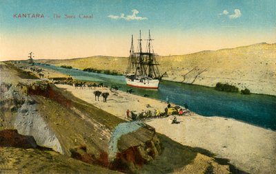 Kantara - Le canal de Suez, vers 1918-1939 - Unbekannt