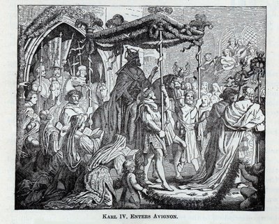 Karl IV entre à Avignon, 1882 - Unbekannt