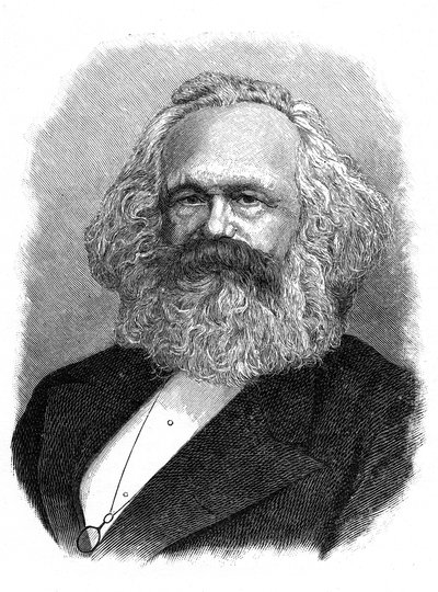 Karl Marx, théoricien politique, social et économique allemand du 19e siècle - Unbekannt