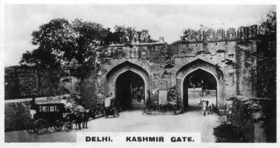 Porte du Cachemire, Delhi, Inde, vers 1925 - Unbekannt