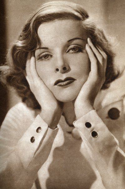 Katharine Hepburn, actrice américaine, 1933 - Unbekannt