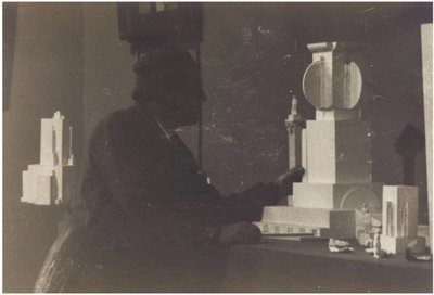 Kazimir Malevich dans son atelier - Unbekannt