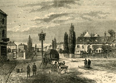 Kennington, depuis le Green, 1780 - Unbekannt