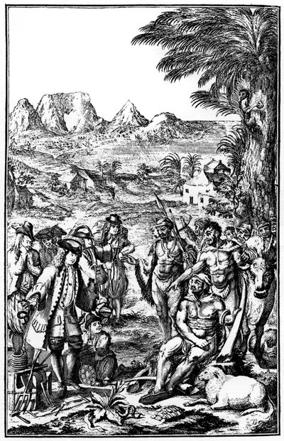 Khoikhois troquant du bétail, Afrique du Sud, 1931 - Unbekannt