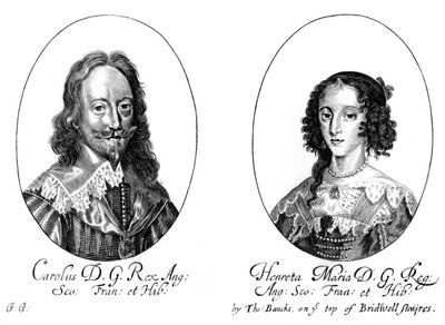 Roi Charles Ier 1600-1649 et Reine Henriette Marie 1609-1669 - Unbekannt