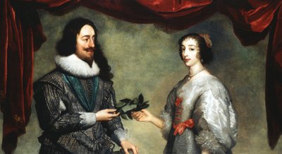 Le roi Charles Ier 1600-1649 et la reine Henriette Marie 1609-1669 - Unbekannt