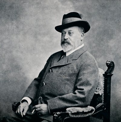 Le roi Édouard VII avec un chapeau tyrolien, 1903-1911 - Unbekannt