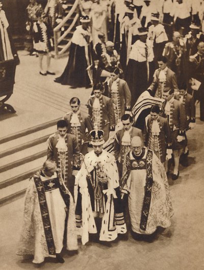 Le roi George VI quitte l