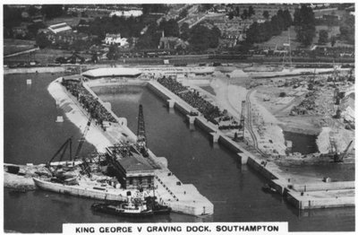 Dock de King George V, Southampton, 1936 - Unbekannt