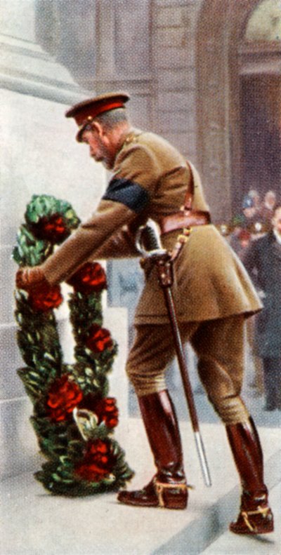 Le roi George V au Cénotaphe, 11 novembre 1920, vers 1935 - Unbekannt