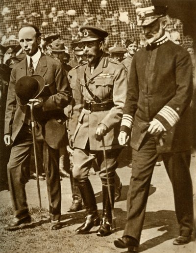 Le roi George V assiste à un match de baseball à Stamford Bridge, Londres, 1935 - Unbekannt