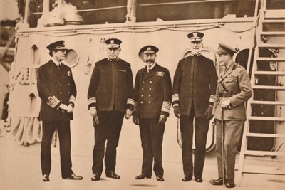 Le roi George V visitant la flotte, novembre 1917, 1935 - Unbekannt