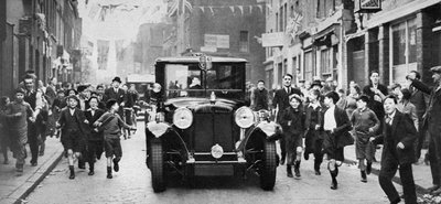 Dernière visite du roi George V à l
