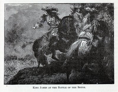 Le roi Jacques à la bataille de la Boyne, 1882 - Unbekannt