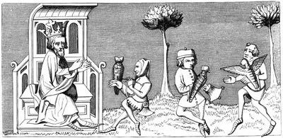 Le roi Modus enseignant l
