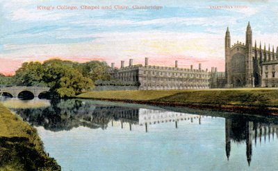 Kings College, Chapelle de Kings College et Clare College, Cambridge, début du 20e siècle - Unbekannt