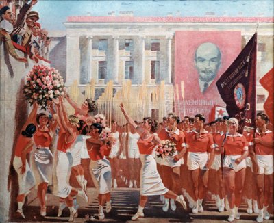 Kirov regarde un défilé de sportifs (1935) - Unbekannt
