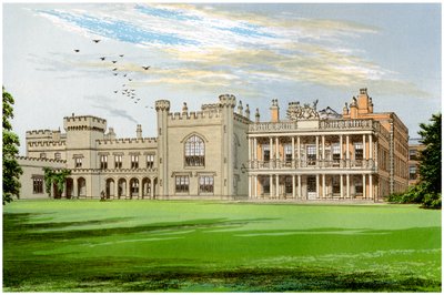 Knowsley Hall, Lancashire, maison du comte de Derby - Unbekannt